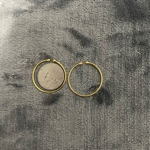 Vintage 80’s Gold Hoop Earrings